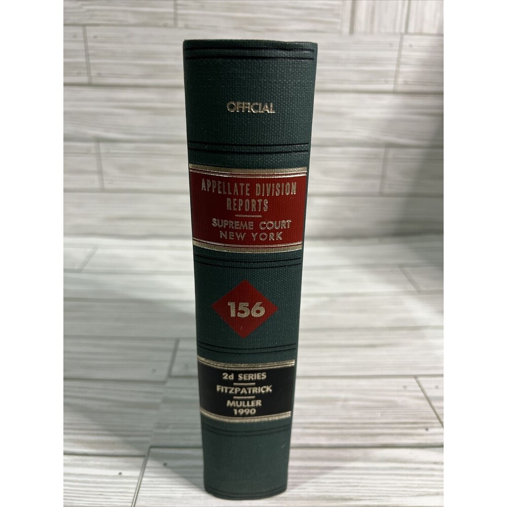 Appellate Division Reports Supreme Court NY 2d Serie Fitzpatrick  Muller 1990